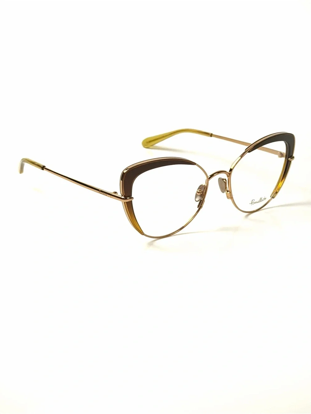Pomellato PM0125O 003 Women's 54mm Brown Gold Opticals PM 0125 O 003